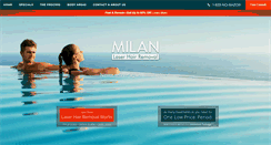 Desktop Screenshot of milanlaser.com